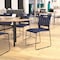 Flash Furniture 881 lb. Capacity Navy Sled Base Stack Chair RUT-2-NVY-BK-GG - alternate 1